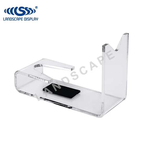 Customized Counter Top Acrylic Gun Display Holder / Acrylic Gun Display