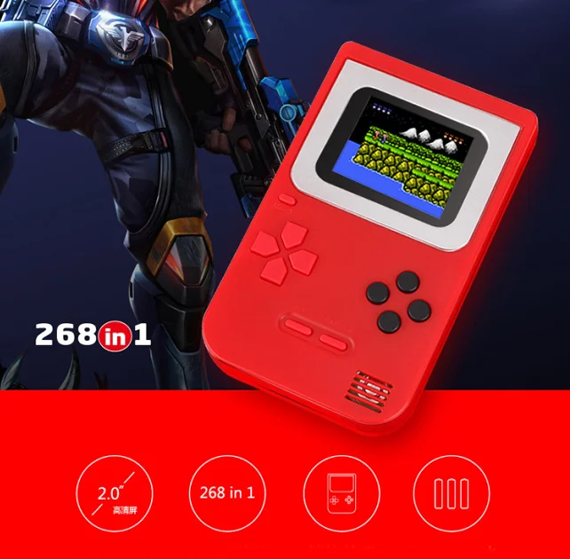 268 In1 Game System Portable Handheld Video Game Console Buy Video Game Console,Portable Game