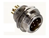 Underwater metal socket M18 8pin circular connector