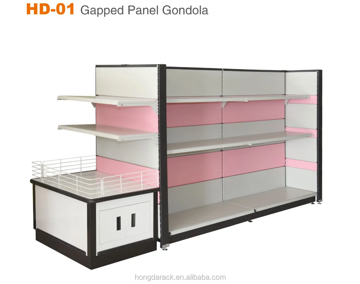 Top Quality Display Shelves For Retail Stores With Promotion Table