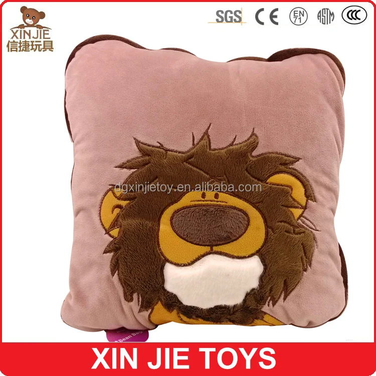 Animal Embroidered Plush Pillow And Blanket Set Buy Baby Blanket And