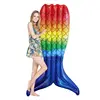 Mermaid Tail Pool Float, Funny Summer Outdoor Party or Beach Toy for Adults & Kid, Inflatable Huge Summer Lounge Raft