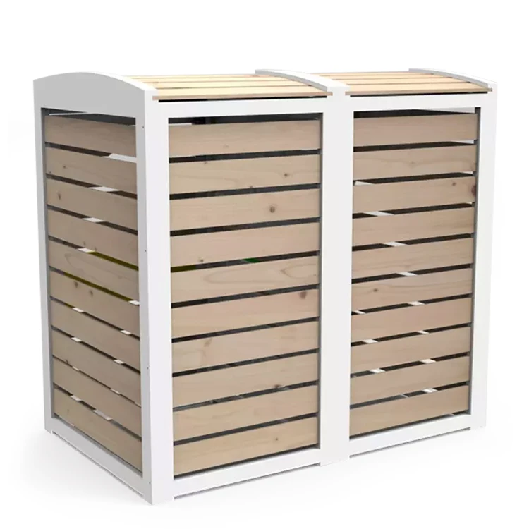 wooden garbage bin 04