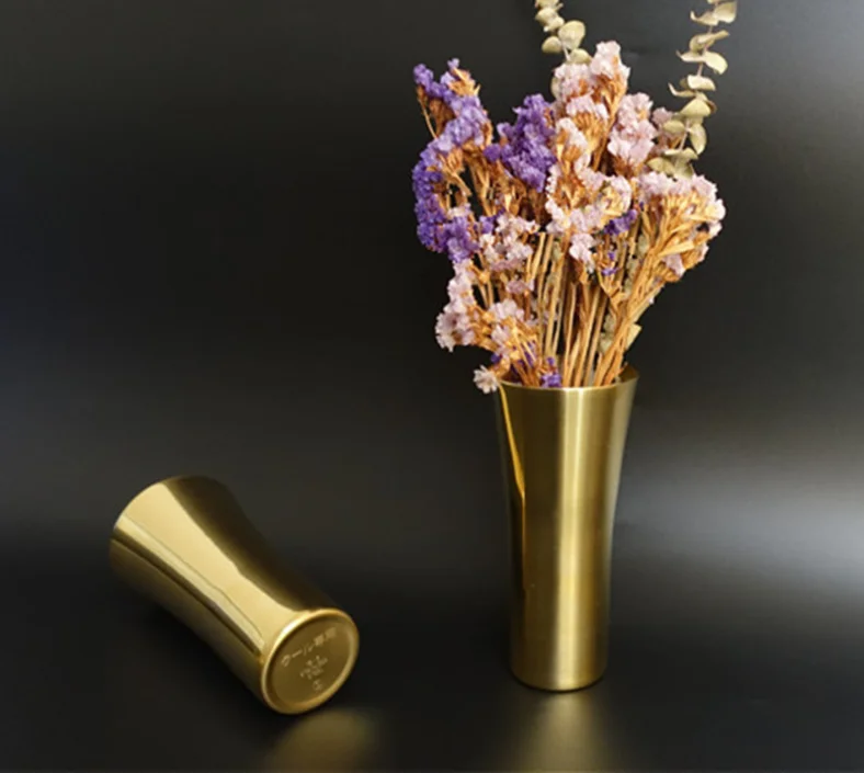 stainless steel vase