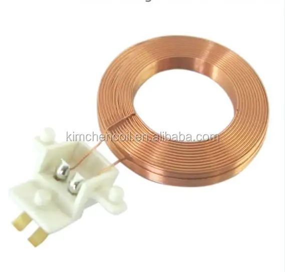 Magnetic air core self bonded coil hollow copper coil without bobbin