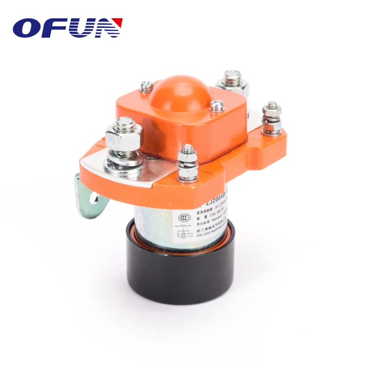 OFUN Waterproof 24V 200A Winch Motor Magnetic Dc Contactor Relay