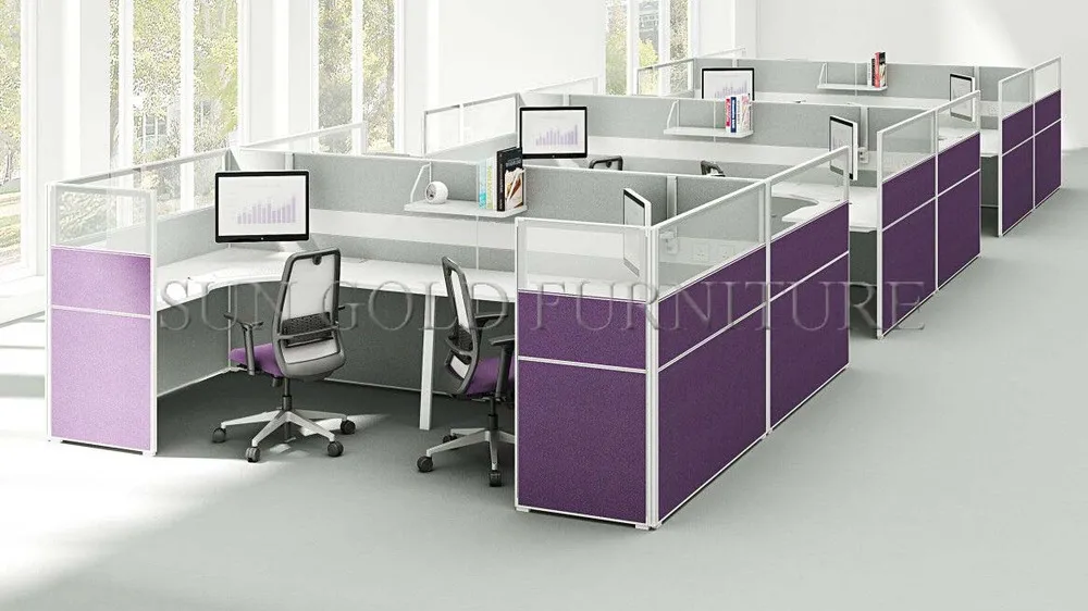 Kantor Modern Design Hot Sale Workstation Partisi Kantor 