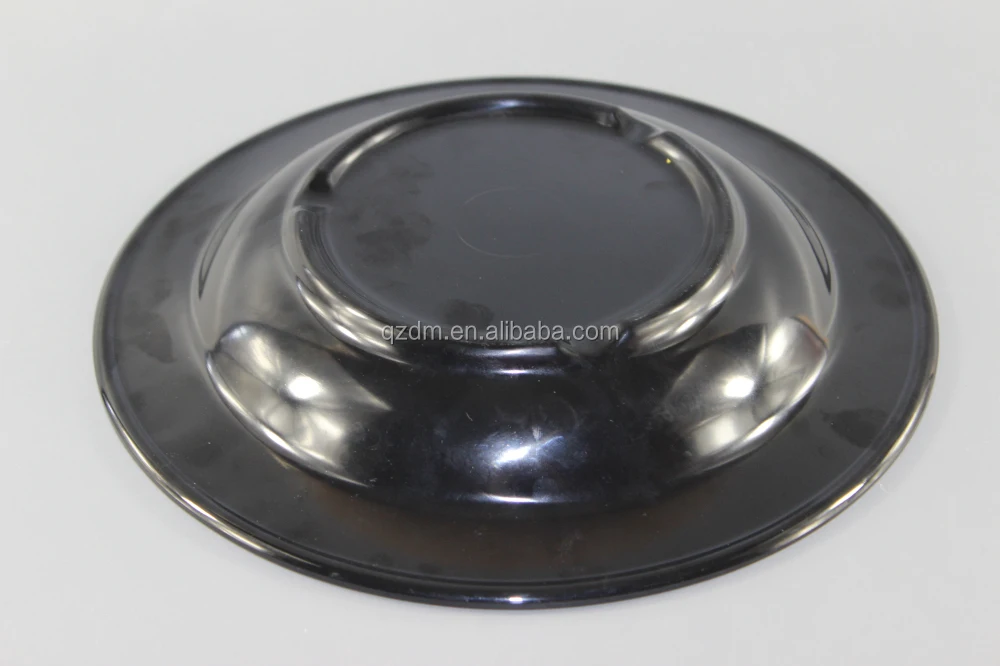 Black Melamine Ware,100% Melamine Black Soup Plate