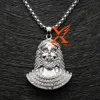 Stainless Steel Jewelry Clergyman Pendant Crystal Excellent Pendant Jewelry