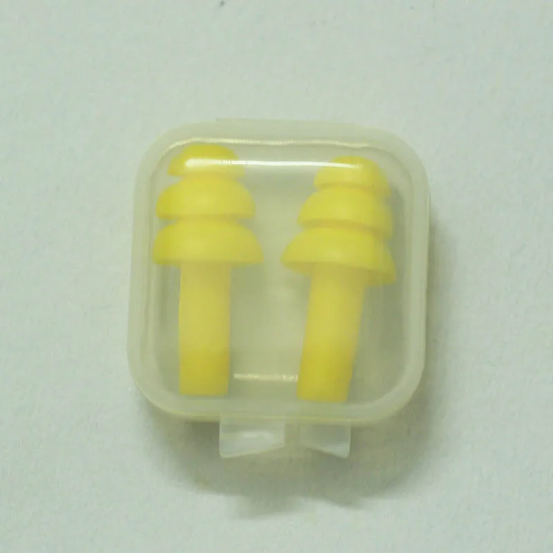 Cheap Multi Color Reusable Ear Plugs With Plastic Box Packing Silicone