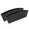 Premium PU Leather Auto Console Catcher Gap Filler Car Organizer Seat Side Pocket