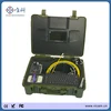 Waterproof sewer video camera with 50m push rod cable