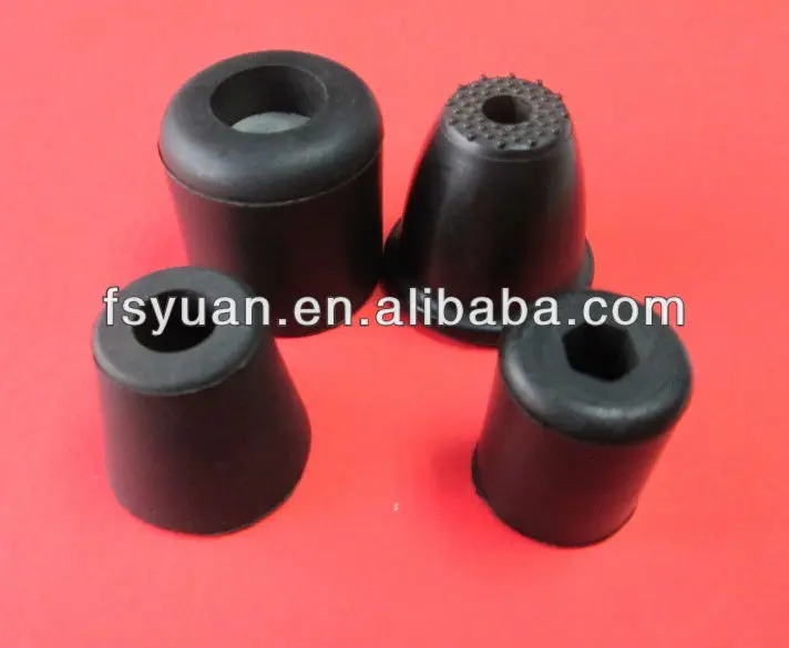 39*30mm Square Rubber Feet / Triangular Moulded Rubber Feet / Slip Resistance Square Rubber
