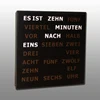 Fashion Unique Accurate Word Clock Square Wall Word Clock Digital for Home Decoration