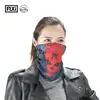 FLXi Customized Multifunctional Seamless Tube Flame Bike Bandana Mask
