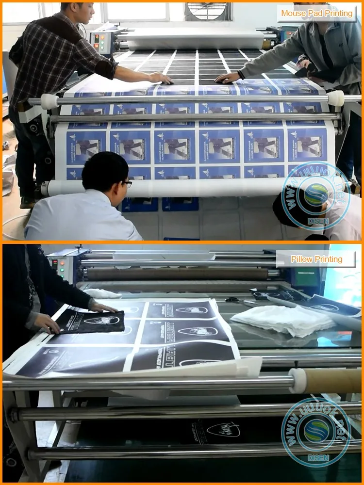 热升华旋转织物桌布挂绳标签薄膜滚筒热转印印刷机