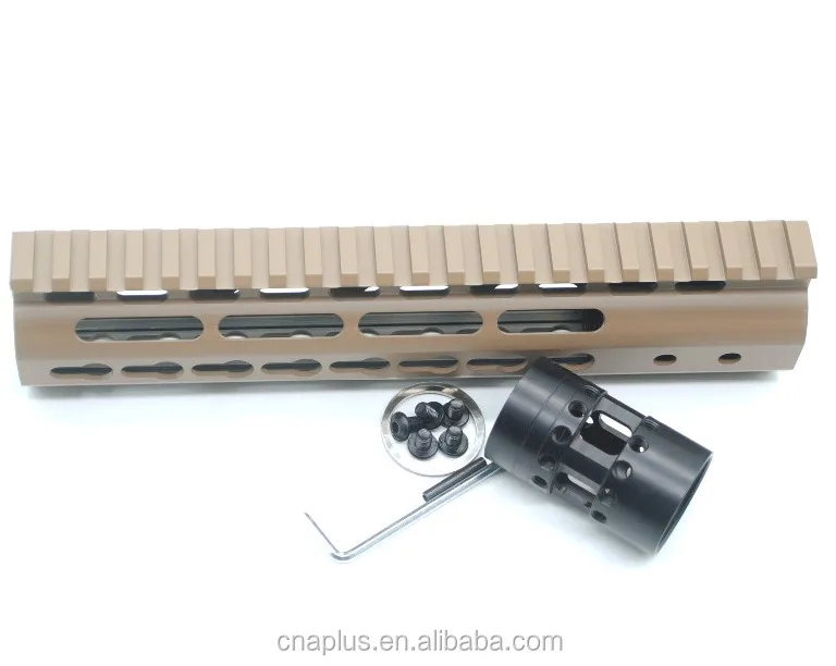 
New NSR 9' KeyMod Handguard Rail Mount AR-15 System Free Float NSR AR15 Tan / Flat Dark Earth 