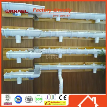 Pvc Rainwater Gutter Half Round And Rectangular Buy Rainwater Pvc Gutters Half Round Gutter Pvc Rainwater Gutter Product On Alibaba Com