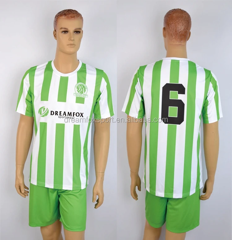 Source wholesale soccer jersey design running camisetas reversible soccer  set shirt clud new style green youth football jersey on m.