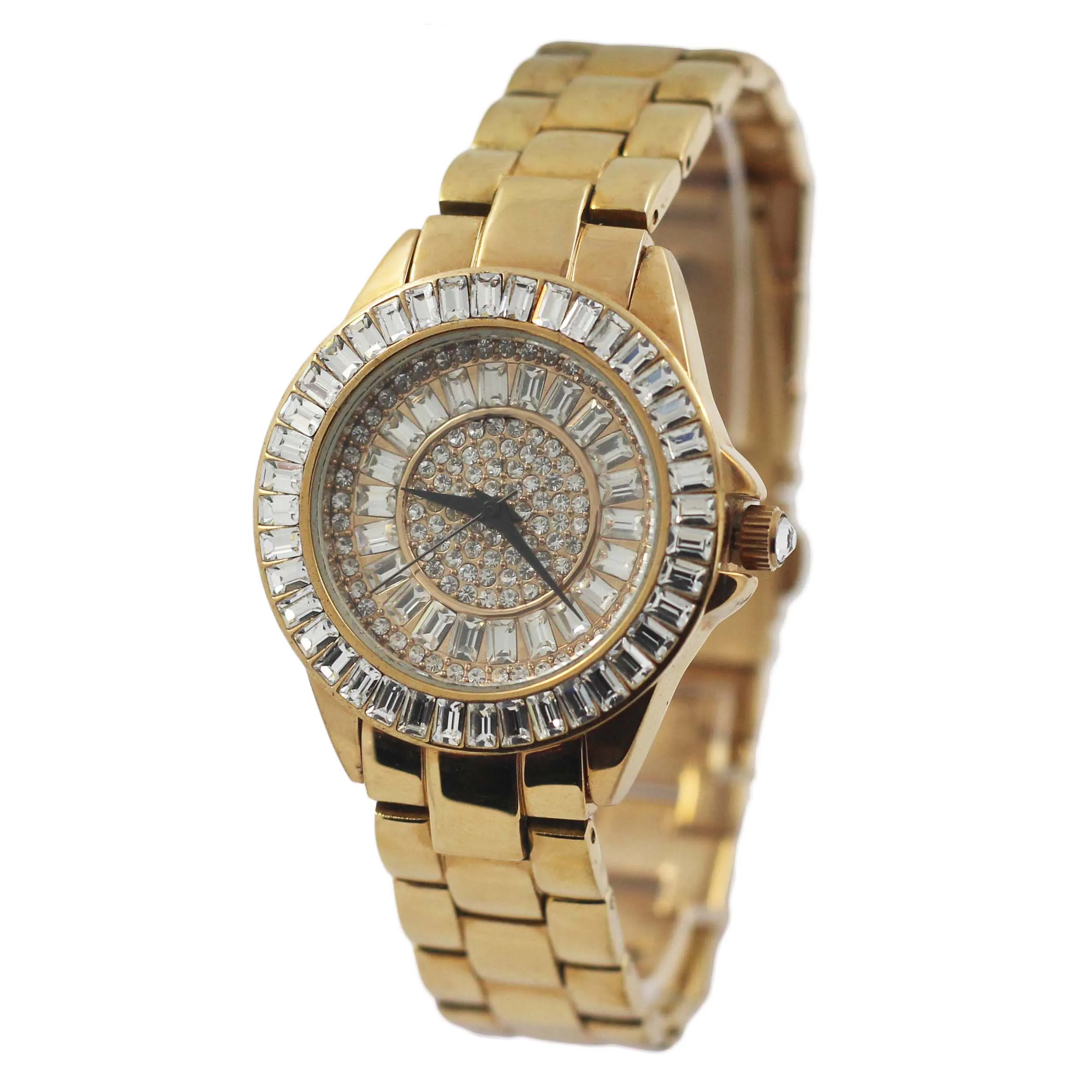 3atm 防水不锈钢带手镯日本 movt 石英手表女士