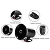 Universal Loud Siren Alarm With Microphone12V 100W 6 Sound Car Horn