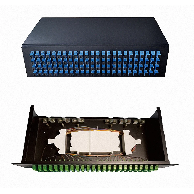 Ftth Rack Mounted Terminal Box Fiber Optical Rack Mounted Patch Panel ...