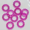 Top Quality 14mm Acrylic Flat Disc Big Ring Circle Shaped Pony Beads with 9mm Large Hole