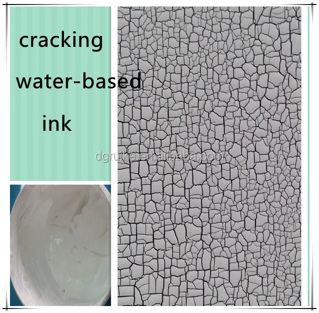 White Paste Screen Printing Cracking Water Based Ink For Textile Buy