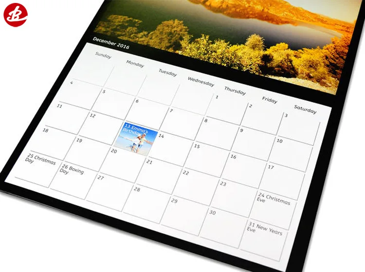 High Quality Custom Printing Full Color 2018 Spiral Chinese Wall Desk Table Calendar