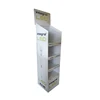 Modern Floor Standing Display Paper Cardboard Corrugated Stand With Led/lcd Advertising Shelf For Lamp Led