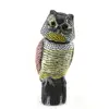 Garden decoration plastic bird Rotating Head Bird owl