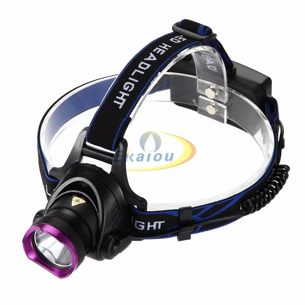 Luz para Acampamento ao ar 6000 Lumens Levou Farol T6 e l2 Farol Lanterna Head Lamp Livre 7 Alta lumens led farol t6 l2 farol