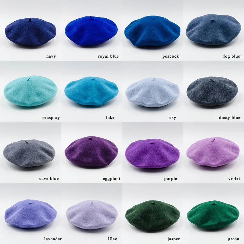 Wholesale Custom French Beret Wool Beret Cap - Buy Beret Cap,Wool Beret ...