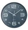 fashion basic 12 and 14 inch round wall clock with numbers for home decor