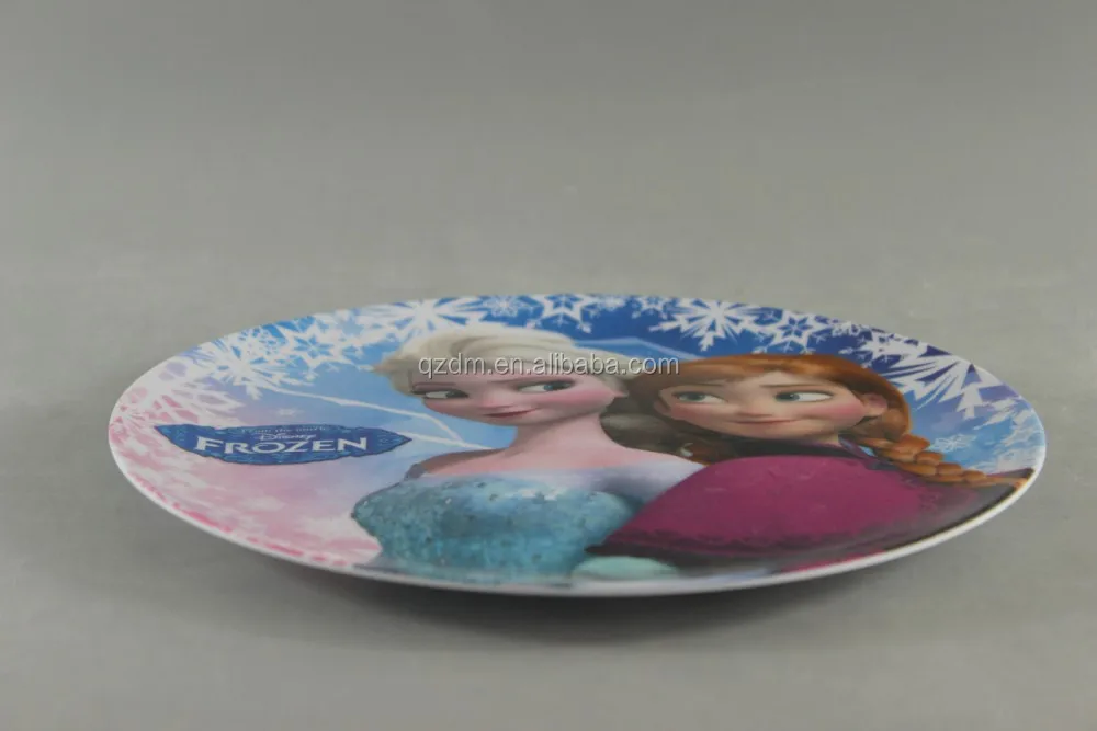 Food Grade Melamine Dish For Girl With Popular Design