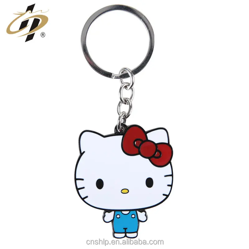 Wholesale Enamel Metal Hello Kitty Logo Key Chains Buy Key Chains