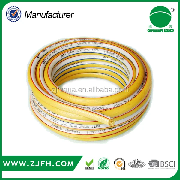 High Pressure Pvc Antiuv Antiaging Flexible Hydraulic Hose Pipe For