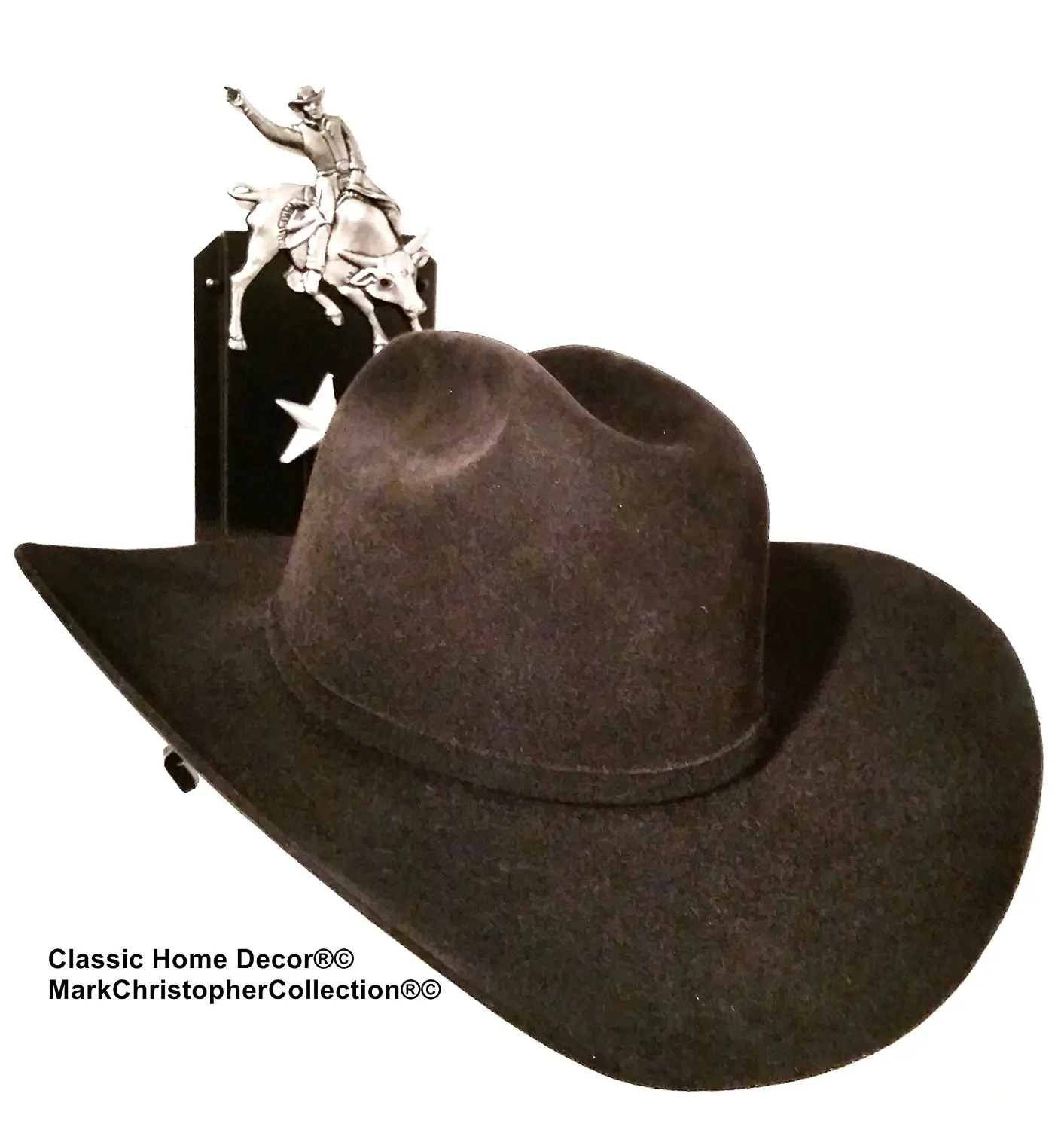 bull rider brim cowboy hat