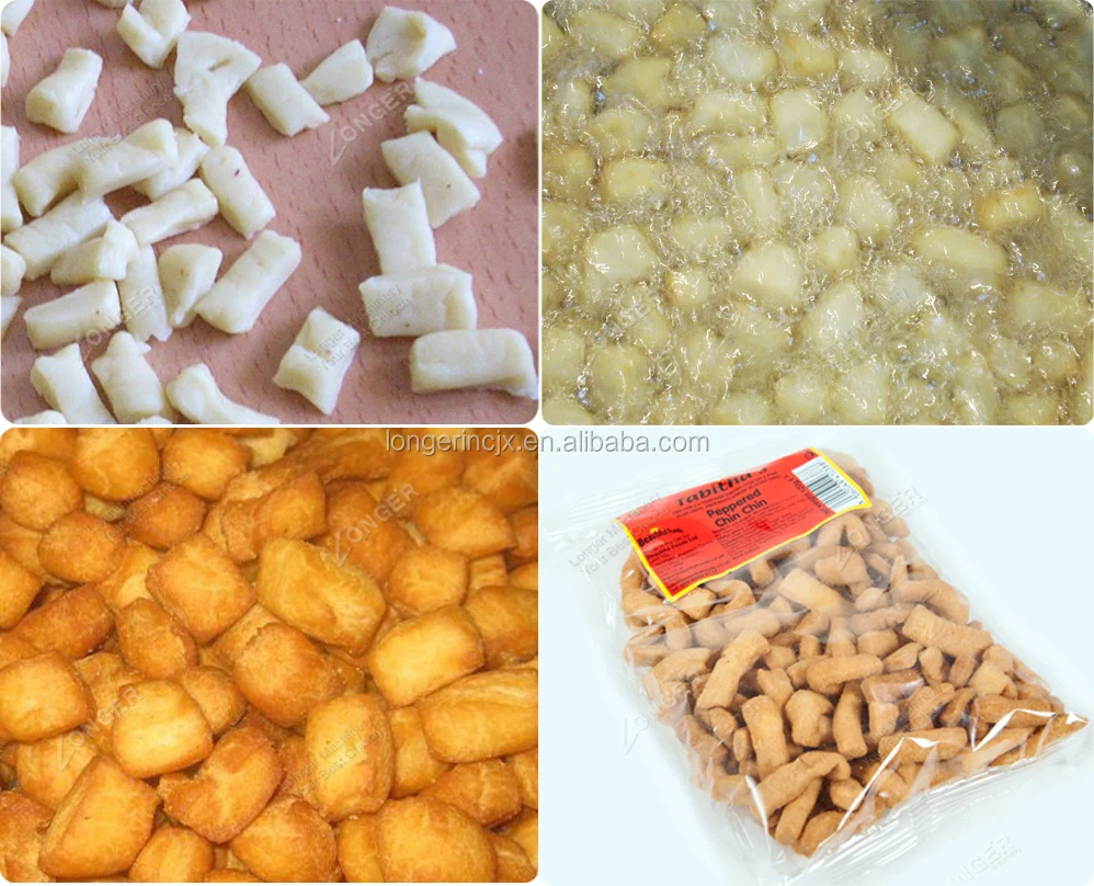 Factory Supply Cheap Price Chinchin Cutting Frying Packing Machines