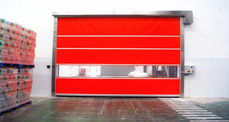 Factory high quality PVC roller shutter door Automatic Garage High Speed Screen Doors