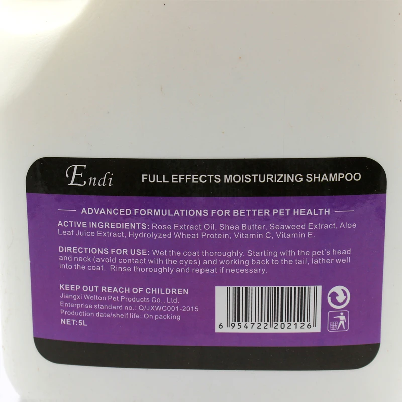 Full Effect Moisturizing 5000ml Dog Shampoo Pet Stain Remover Buy