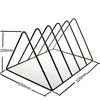 Home office iron storage records display rack vinyl holder for turntable record player