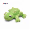 Plush frog star projector night light lamp for kids