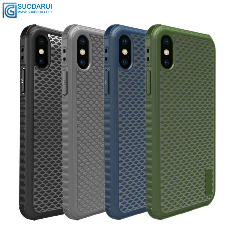 New Arrivales 2.3mm Super anti-fall Solid Case for iPhone protective Back Cover