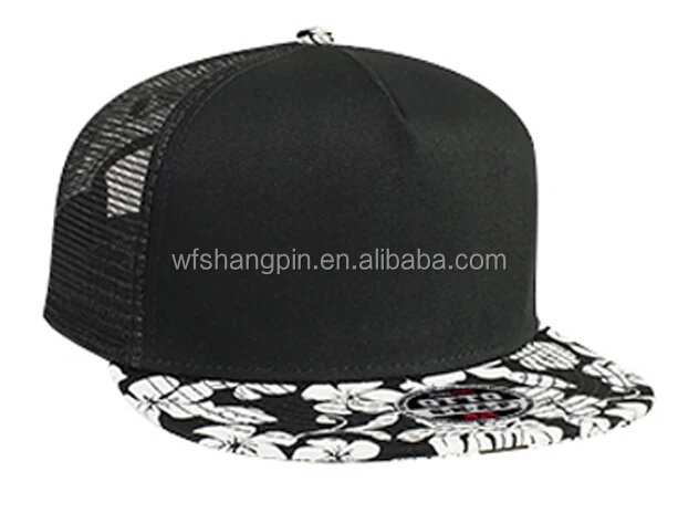 short brim trucker cap