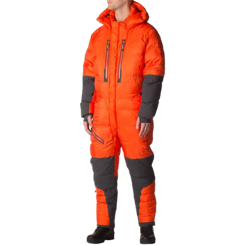 High Quality Custom Goose Down Filled Waterproof One Piece Ski Suit - Buy One Piece Ski Suit 