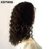 Fast shipping 100% Virgin Remy Indian Human Hair Glueless Short Deep Curly Full Lace Wig