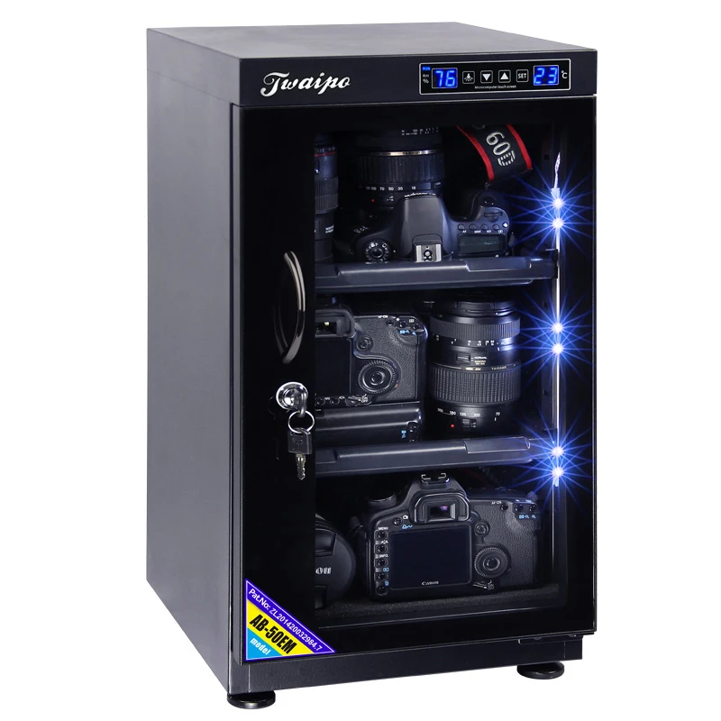 
50L high quality electric dehumidifier storage photography equipment dry cabinet 
