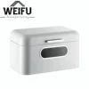 Home & Kitchen White Mini Bread Box With Window