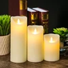 Plastic Flameless LED Candle With Remote control Pillar Candles With Timer velas bougie for Home birthday party wed
